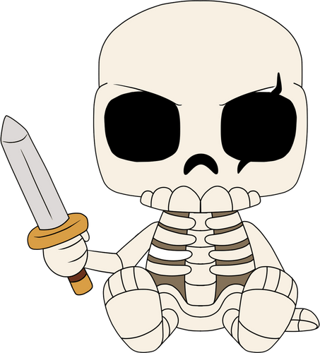 Concept of Clash Skeleton Plush (9in)