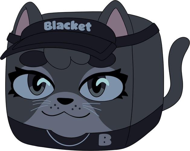 Concept of Blacket Zoey Plush (9in)