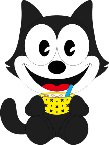 Concept of Felix the Cat Plush (9in)