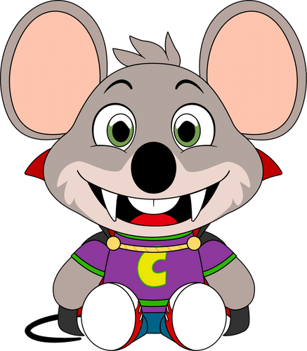 Concept of Chuck E. Cheese Bootacular Plush (9in)