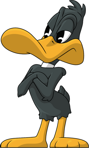 Concept of Daffy Duck