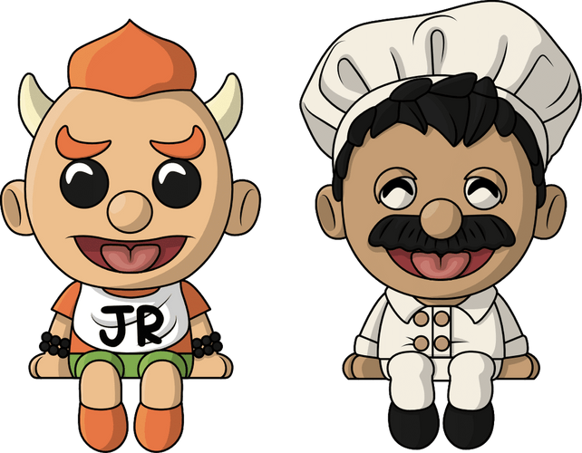 Concept of Chef Pee Pee & Junior Monitor Buddiez